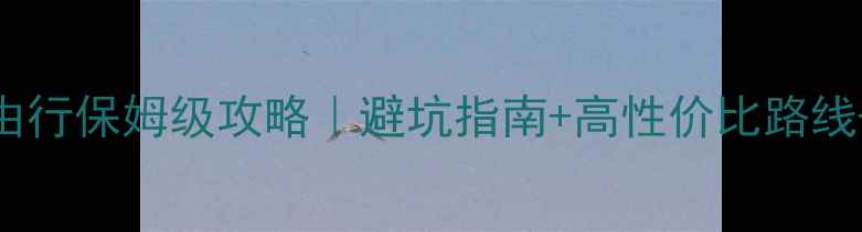 图片 三亚8天自由行保姆级攻略｜避坑指南+高性价比路线+美食地图2