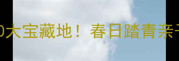 图片 上海南汇周边游必去10大宝藏地！春日踏青亲子露营古街探秘全攻略