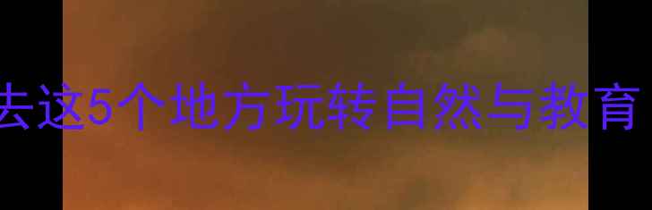 图片 亲子游指南带小孩子去这5个地方玩转自然与教育（附详细行程规划）2