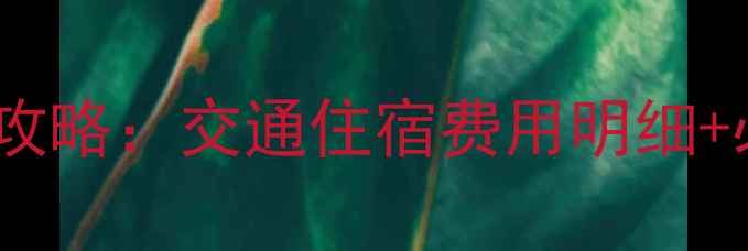 图片 峨眉山深度游全攻略：交通住宿费用明细+必打卡景点清单1