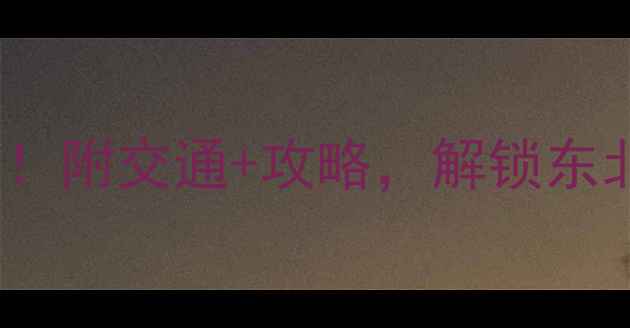 图片 沈阳北站必去景点TOP10！附交通+攻略，解锁东北铁路枢纽周边隐藏玩法