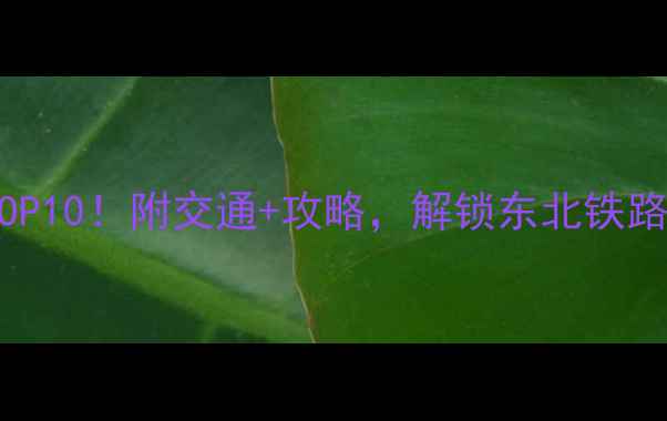 图片 沈阳北站必去景点TOP10！附交通+攻略，解锁东北铁路枢纽周边隐藏玩法1