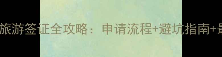图片 英国个人旅游签证全攻略：申请流程+避坑指南+最新政策1