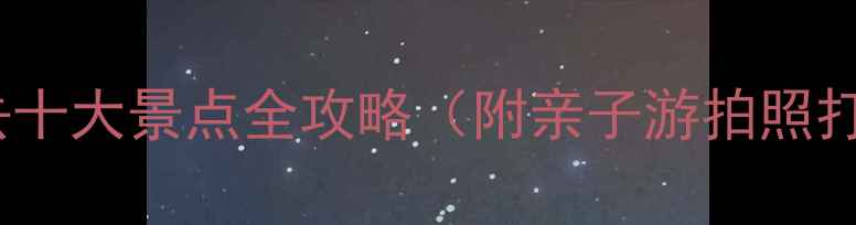 图片 黄海森林公园必去十大景点全攻略（附亲子游拍照打卡指南）最新版2