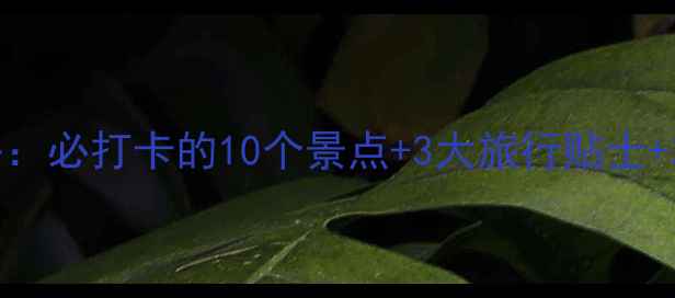 图片 鼓浪屿深度游全攻略：必打卡的10个景点+3大旅行贴士+本地人私藏美食地图
