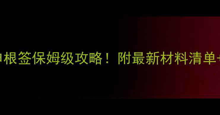 图片 🇪🇺欧洲申根签保姆级攻略！附最新材料清单+避坑指南1