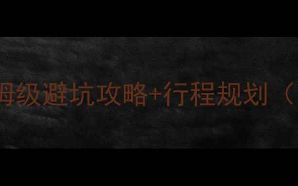 图片 🌍欧洲旅行必看！10国保姆级避坑攻略+行程规划（附签证交通美食全攻略）2