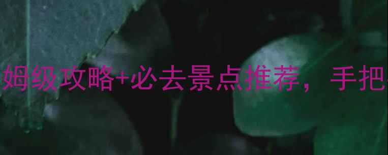 图片 🌟旅游景区发展大会｜保姆级攻略+必去景点推荐，手把手教你玩转热门目的地！