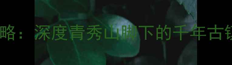 图片 广西四大古镇必去攻略：深度青秀山脚下的千年古镇，附详细旅游指南1