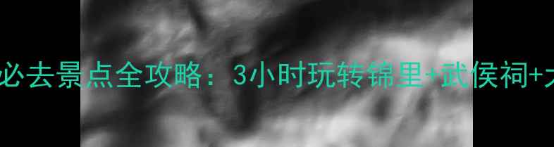图片 成都一日游必去景点全攻略：3小时玩转锦里+武侯祠+大熊猫基地2