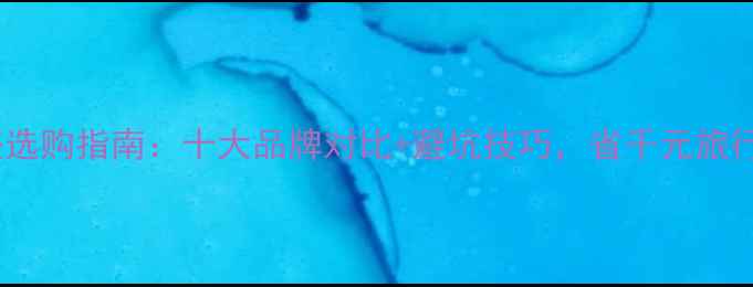 图片 旅游水壶选购指南：十大品牌对比+避坑技巧，省千元旅行开支！2