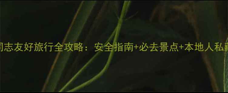 图片 曼谷同志友好旅行全攻略：安全指南+必去景点+本地人私藏体验
