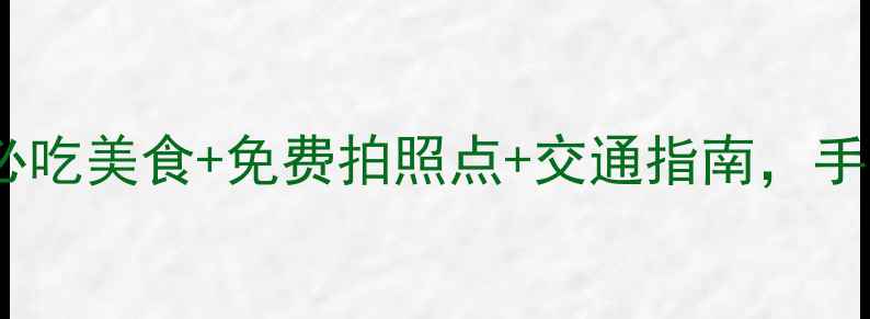 图片 枫泾古镇一日游全攻略｜必吃美食+免费拍照点+交通指南，手把手教你拍出小众大片！2
