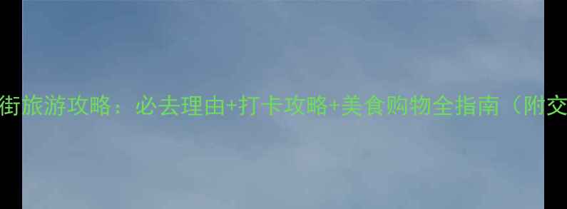 图片 武汉汉正街旅游攻略：必去理由+打卡攻略+美食购物全指南（附交通住宿）