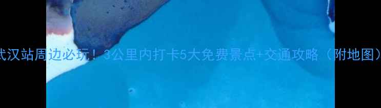 图片 武汉站周边必玩！3公里内打卡5大免费景点+交通攻略（附地图）