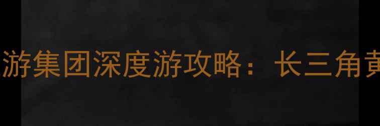 图片 浙江飞扬国际旅游集团深度游攻略：长三角黄金海岸十城全2