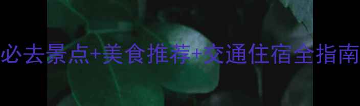 图片 重庆旅游攻略：必去景点+美食推荐+交通住宿全指南（附避坑贴士）