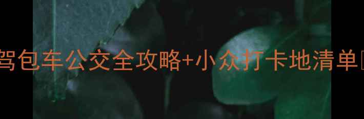 图片 长白山机场到景区必看！自驾包车公交全攻略+小众打卡地清单✨避暑赏秋拍大片攻略收藏1