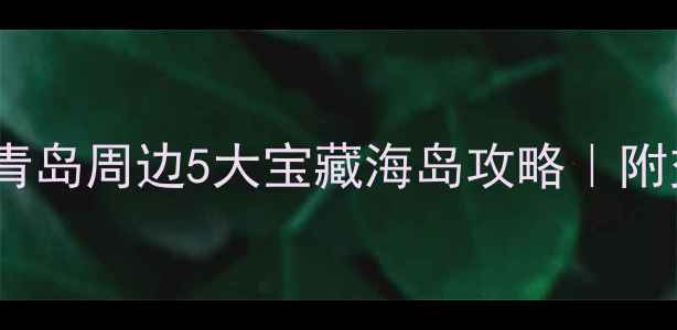 图片 🌊皮口港出发必看！青岛周边5大宝藏海岛攻略｜附交通拍照美食全攻略2