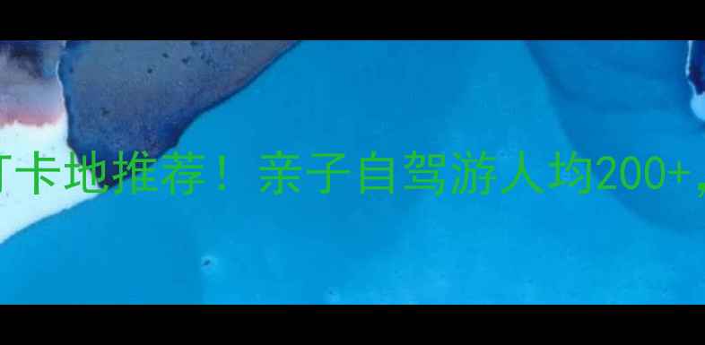 图片 🌟金山周边游｜宝藏打卡地推荐！亲子自驾游人均200+，周末逃离城市指南🚗