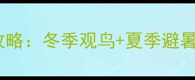 图片 🌟阿拉善天鹅湖四季全攻略：冬季观鸟+夏季避暑+秋季摄影+春季花海🌟2