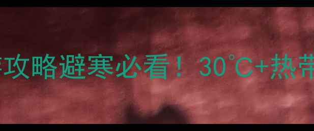图片 🌴西双版纳冬天旅游攻略避寒必看！30℃+热带雨林暴走全记录🔥1