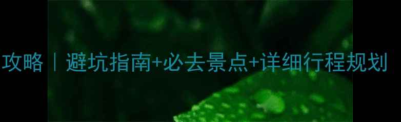 图片 🌸日本6月旅游全攻略｜避坑指南+必去景点+详细行程规划（附超实用信息）
