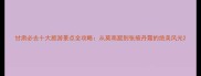 甘肃必去十大旅游景点全攻略从莫高窟到张掖丹霞的绝美风光
